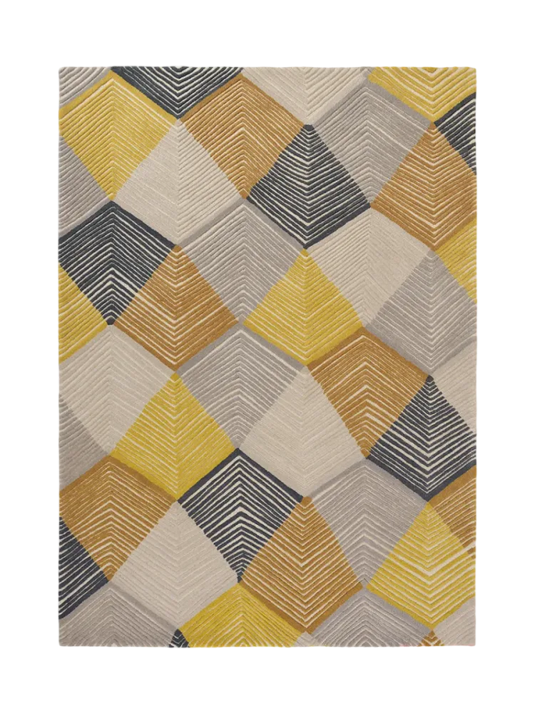 Designer Teppich „Rhythm“ - handgetuftet, aus 100% reiner Schurwolle Harlequin