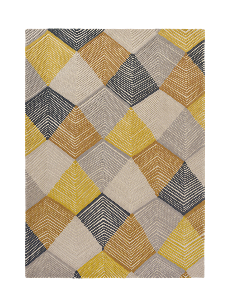 Designer Teppich „Rhythm“ - handgetuftet, aus 100% reiner Schurwolle Harlequin