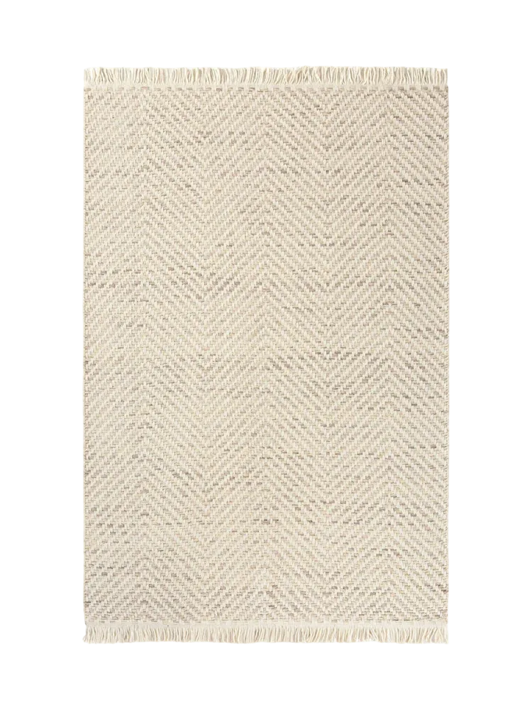 Handgewebter Designer Teppich „Atelier Twill“ - aus 100% reiner Schurwolle BRINK & CAMPMAN