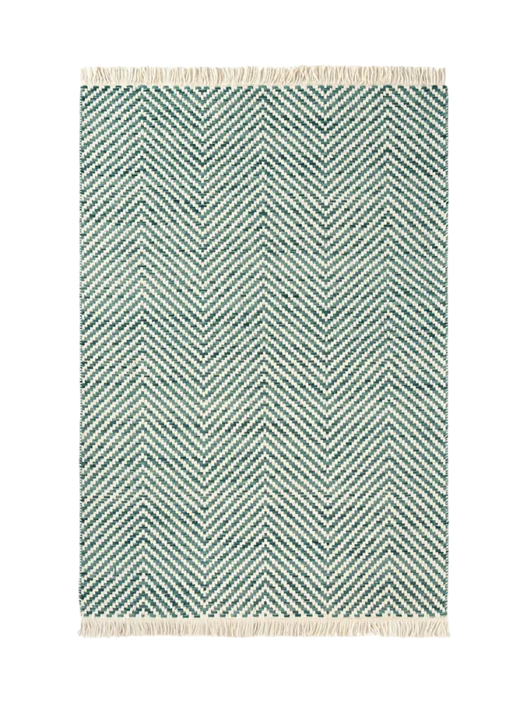 Handgewebter Designer Teppich „Atelier Twill“ - aus 100% reiner Schurwolle BRINK & CAMPMAN