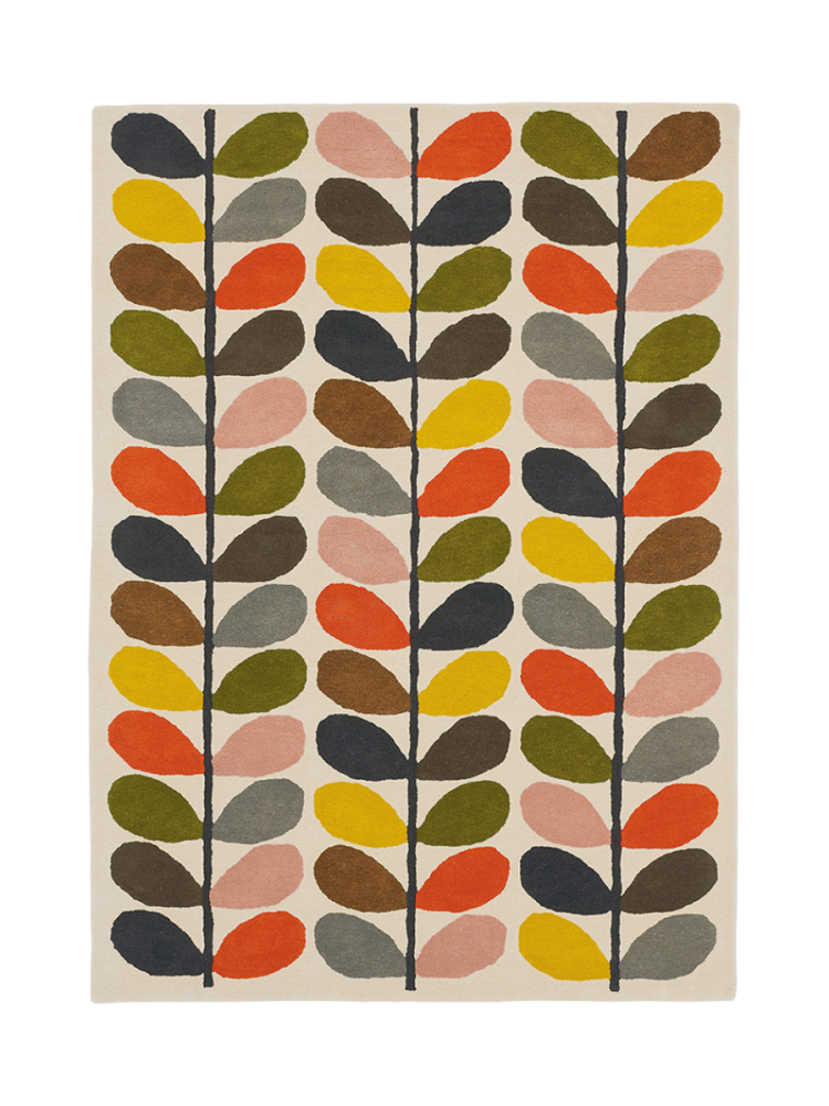 Designer Teppich „Classic Multi Stem“ - handgetuftet, aus 100% reiner Schurwolle ORLA KIELY