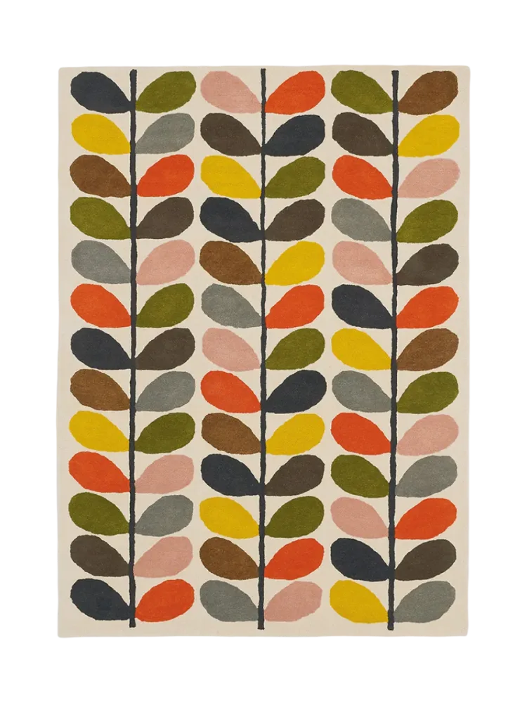 Designer Teppich „Classic Multi Stem“ - handgetuftet, aus 100% reiner Schurwolle ORLA KIELY