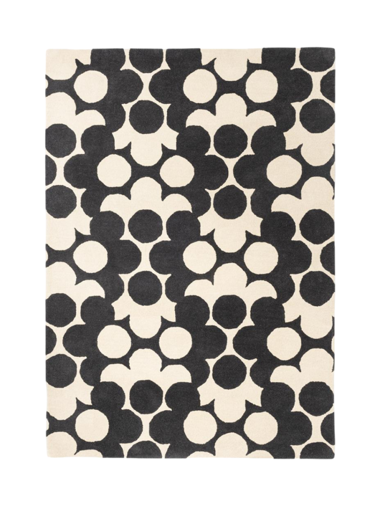 Designer Teppich „Puzzle Flower“ - handgetuftet, aus 100% reiner Schurwolle ORLA KIELY