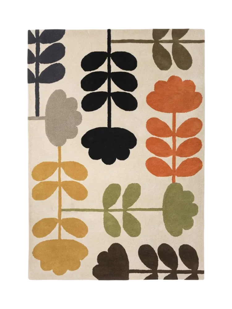 Designer Teppich „Cut Stem Multi“ - handgetuftet, aus 100% reiner Schurwolle ORLA KIELY