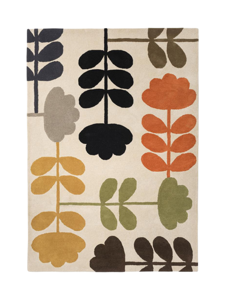 Designer Teppich „Cut Stem Multi“ - handgetuftet, aus 100% reiner Schurwolle ORLA KIELY