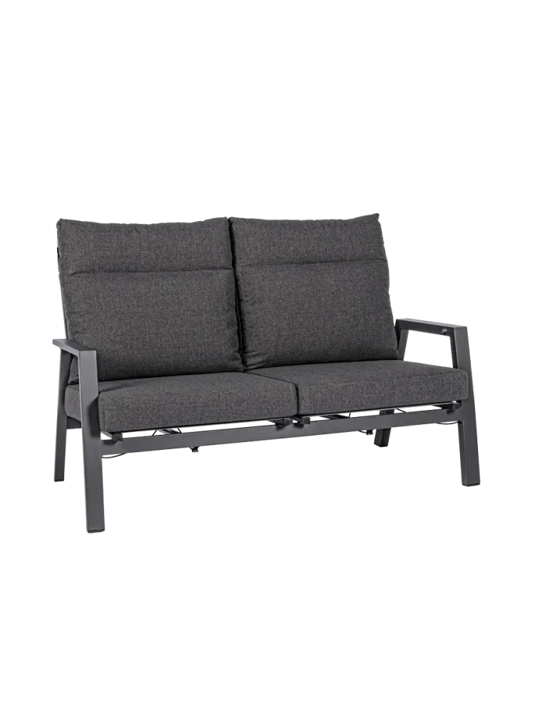 Hochwertiges, verstellbares 2-Sitzer Outdoor Sofa „Kledi“ Bizzotto