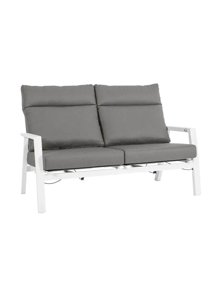 Hochwertiges, verstellbares 2-Sitzer Outdoor Sofa „Kledi“ Bizzotto