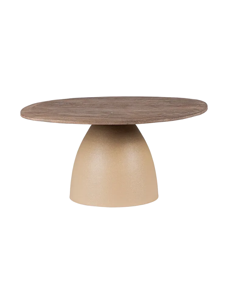 Asymmetrischer, massiver Design Couchtisch „Stanley“ Bizzotto