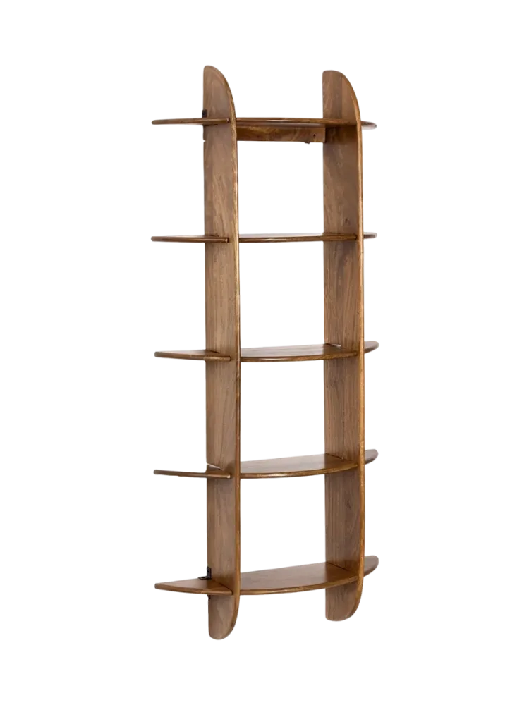 Design Wandregal „Westwood“ Mangoholz Natural Bizzotto