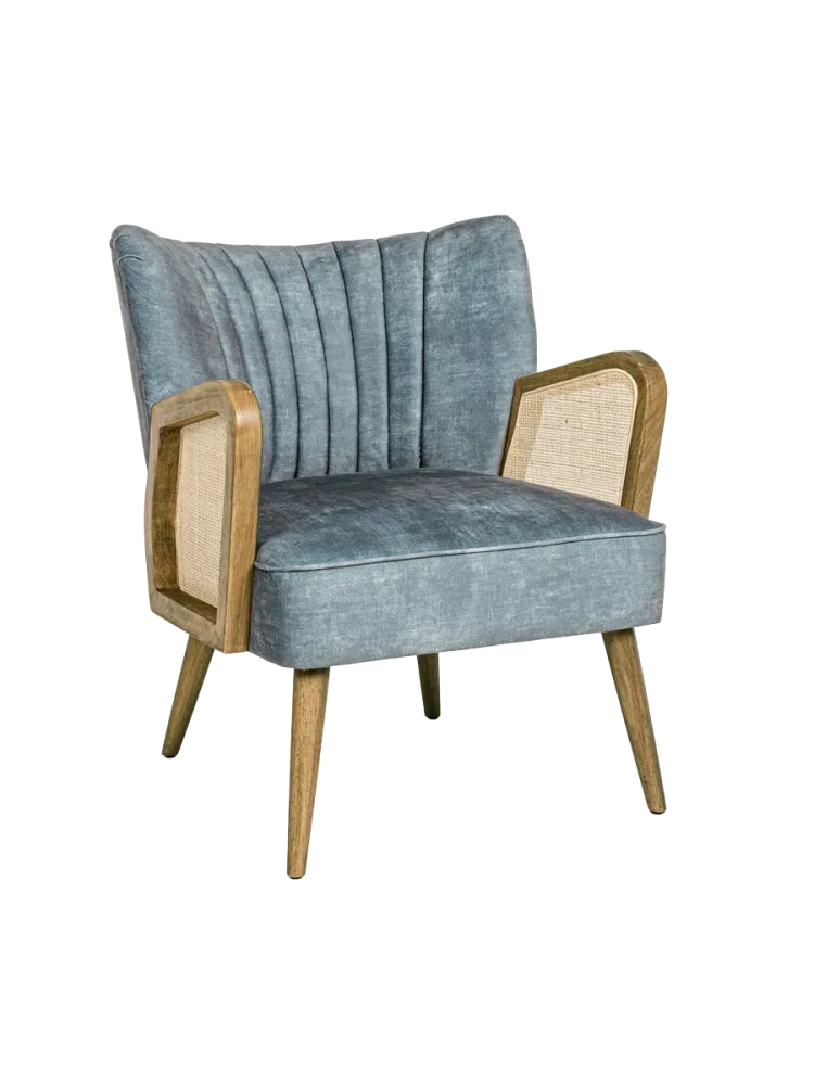 Massiver Retro Design Sessel „Virna“ Bizzotto