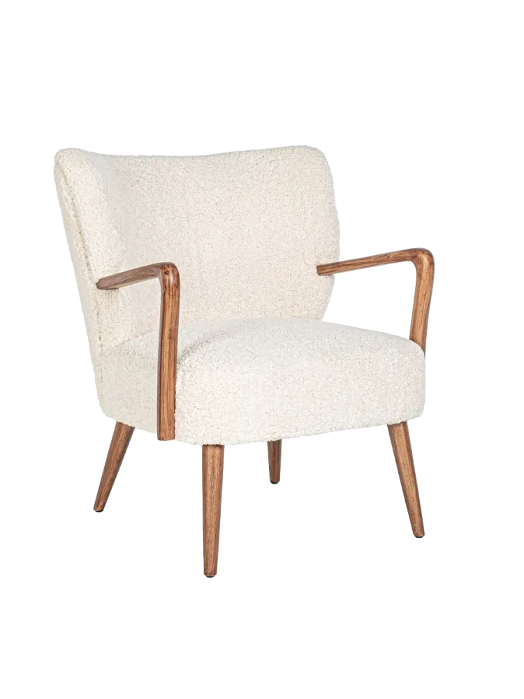 Massiver Retro Design Sessel „Moritz“ Bizzotto