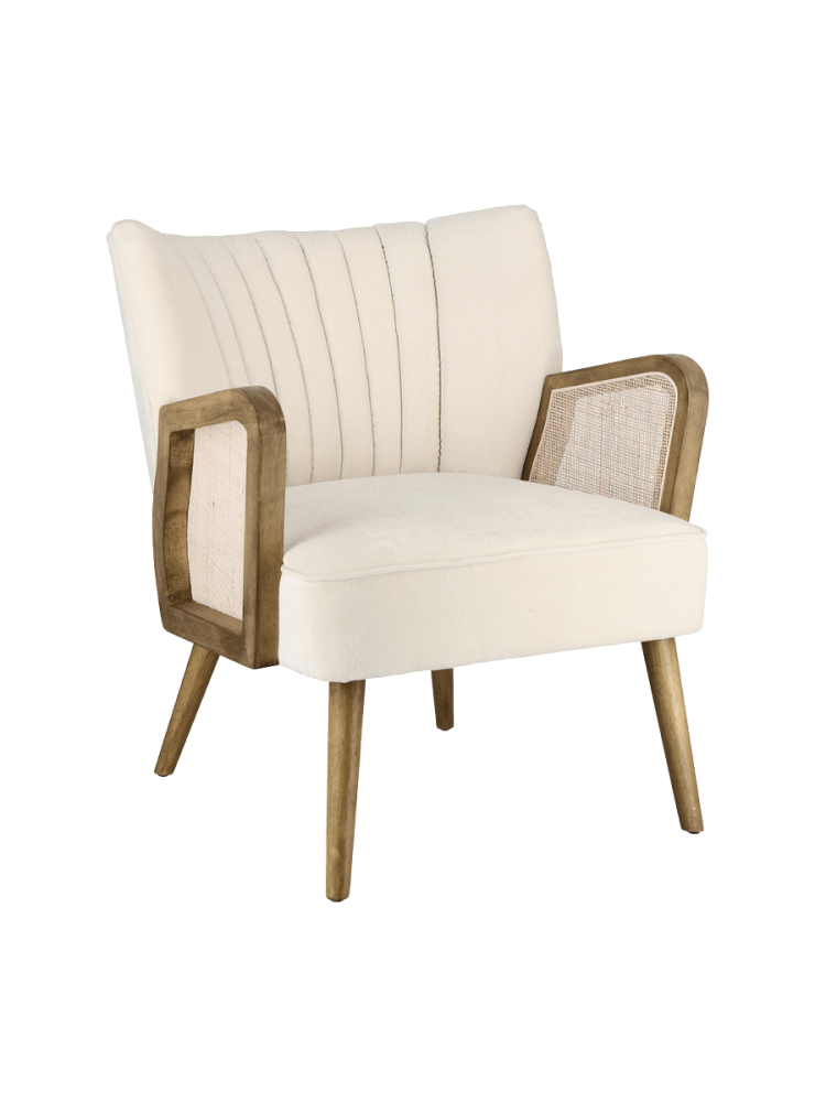 Massiver Retro Design Sessel „Virna“ Bizzotto