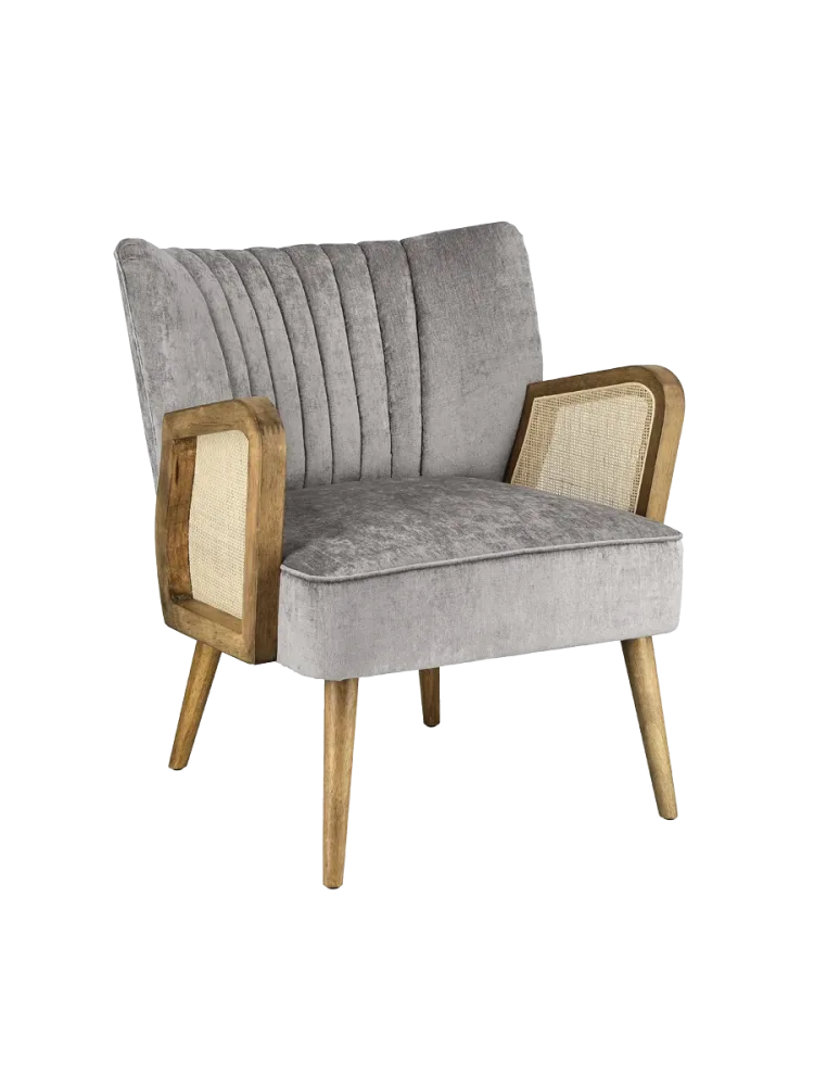 Massiver Retro Design Sessel „Virna“ Bizzotto
