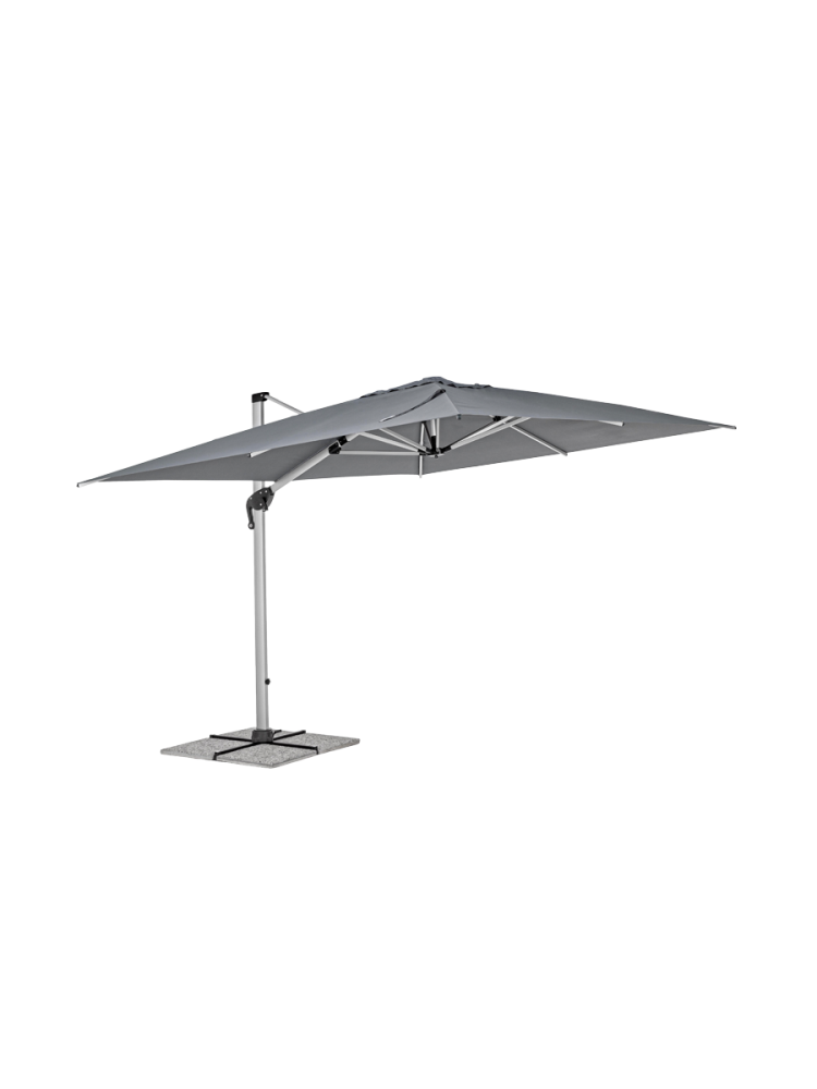 Hochwertiger, 360° schwenkbarer Ampelschirm „Ines“, verschiedene Grössen Bizzotto