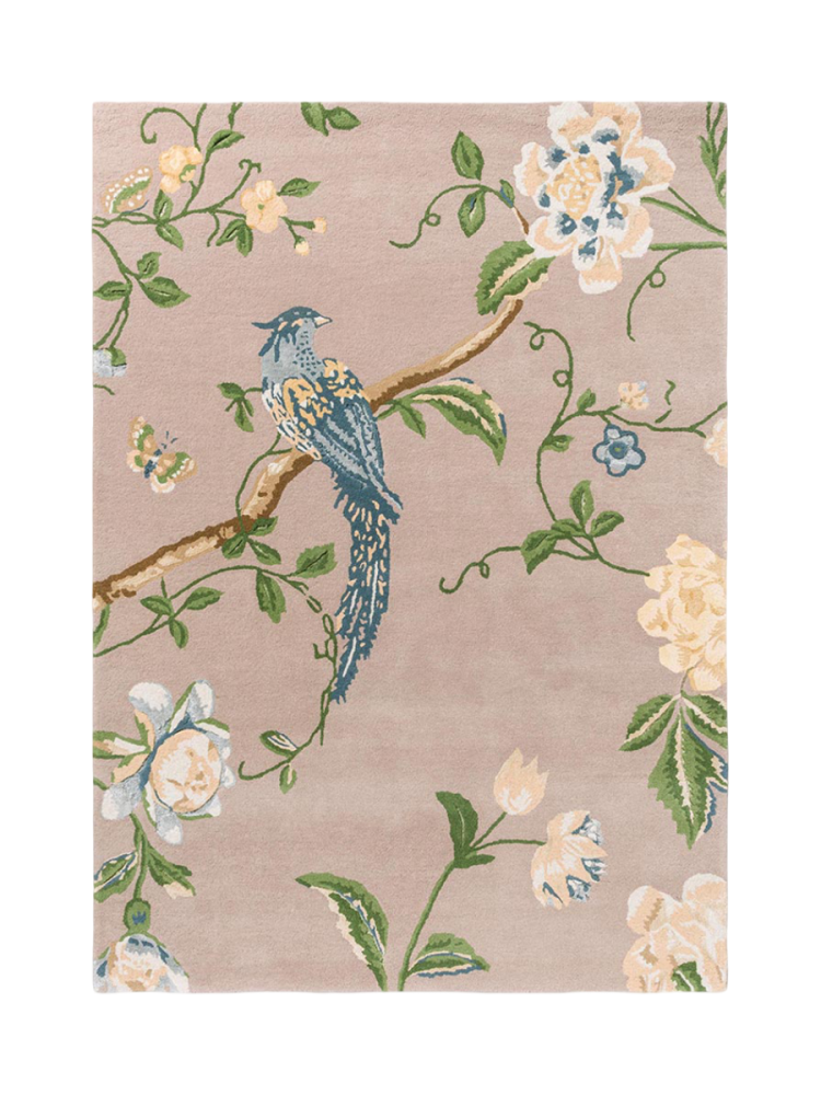 Handgetufteter Designer Wollteppich „Summer Palace“, verschiedene Grössen LAURA ASHLEY