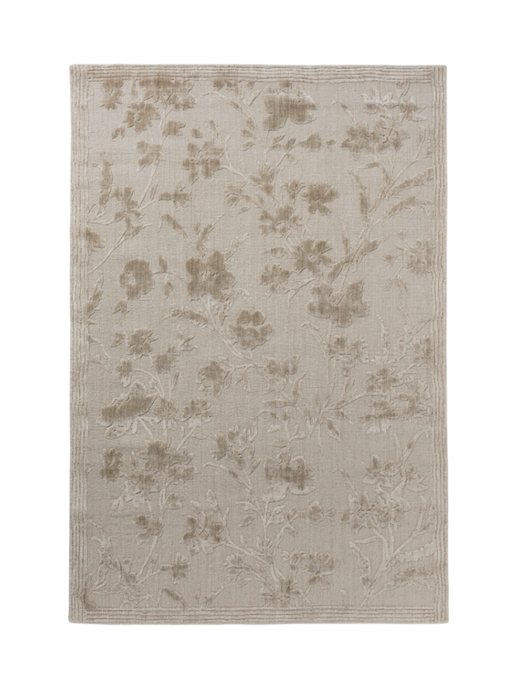 Luxuriöser, handgewebter Designer Teppich „RYE“ aus 50% Seide LAURA ASHLEY
