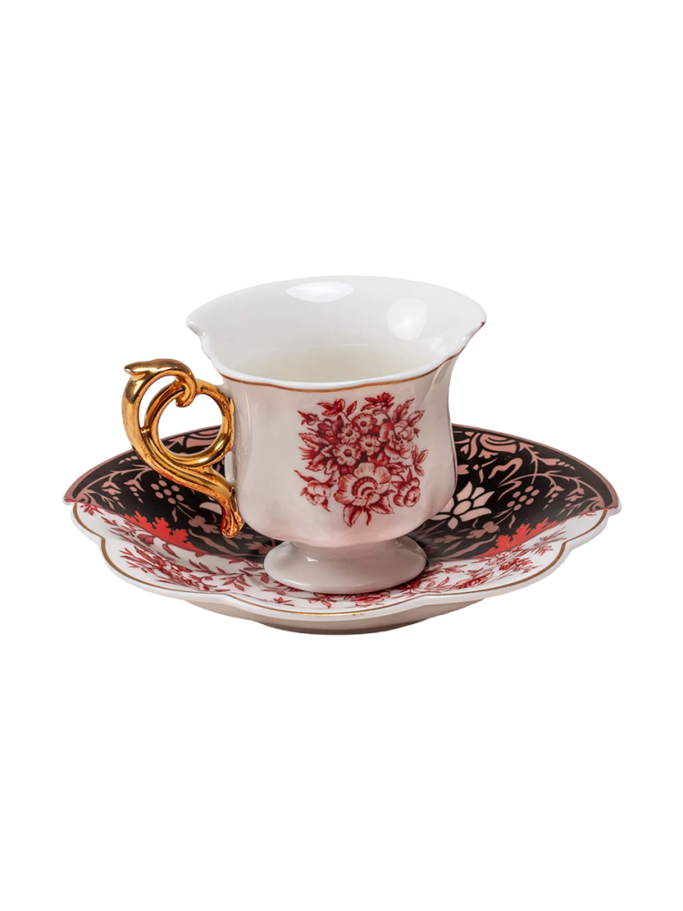 Design Espresso-Set „Hybrid Sagala“ aus Porzellan Seletti