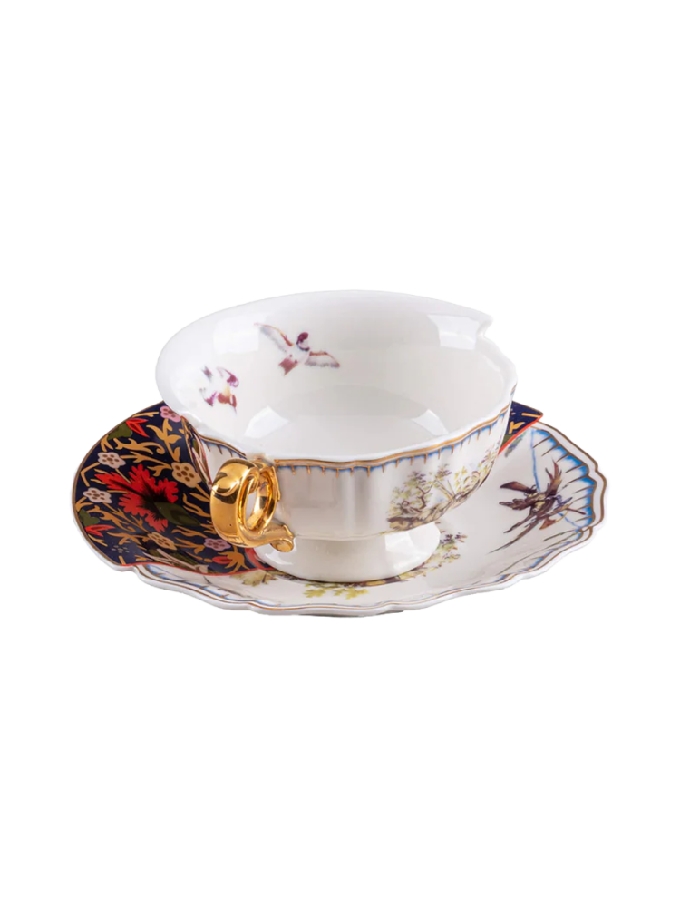 Design Tee- & Kaffee-Set „Hybrid Kannauj“ aus Porzellan Seletti