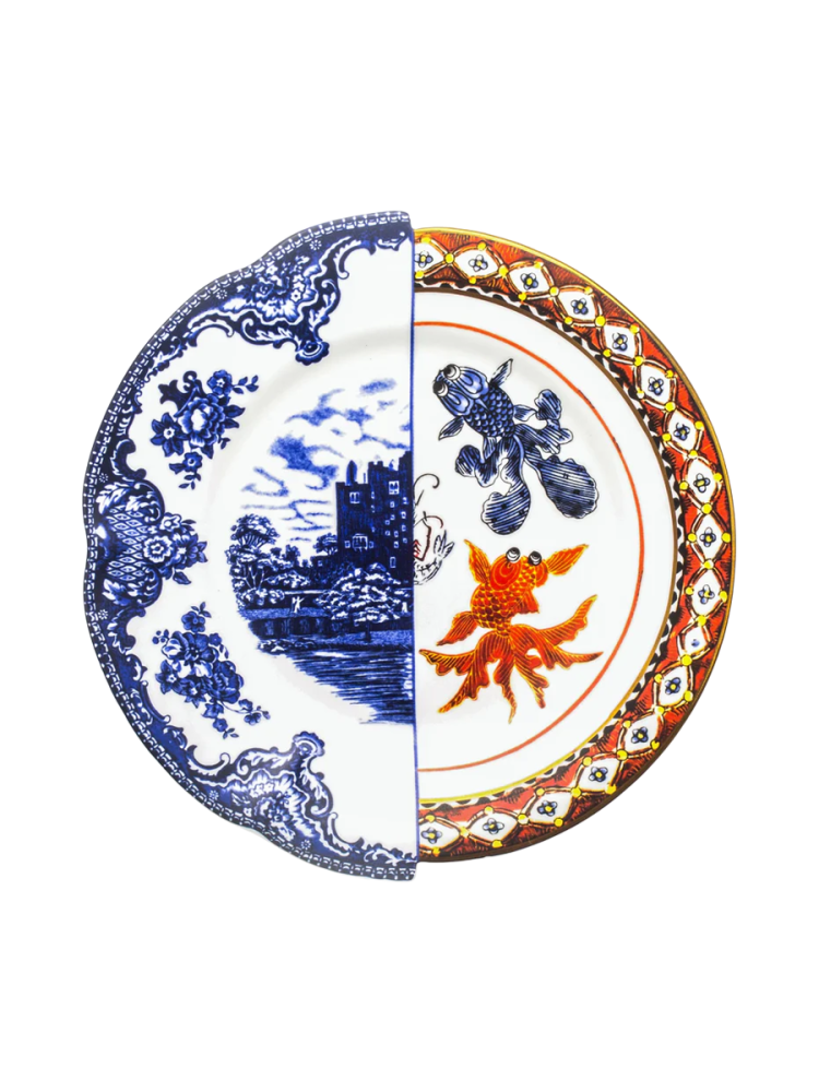 Design Speiseteller „Hybrid Isaura“ aus Porzellan Seletti