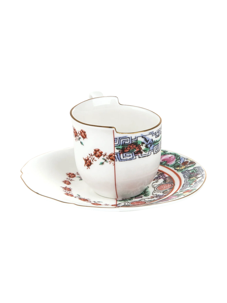 Design Espresso-Set „Hybrid Tamara“ aus Porzellan Seletti