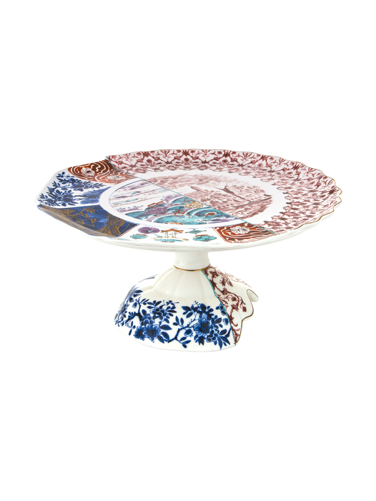 Design Tortenplatte „Hybrid Moriana“ aus Porzellan Seletti