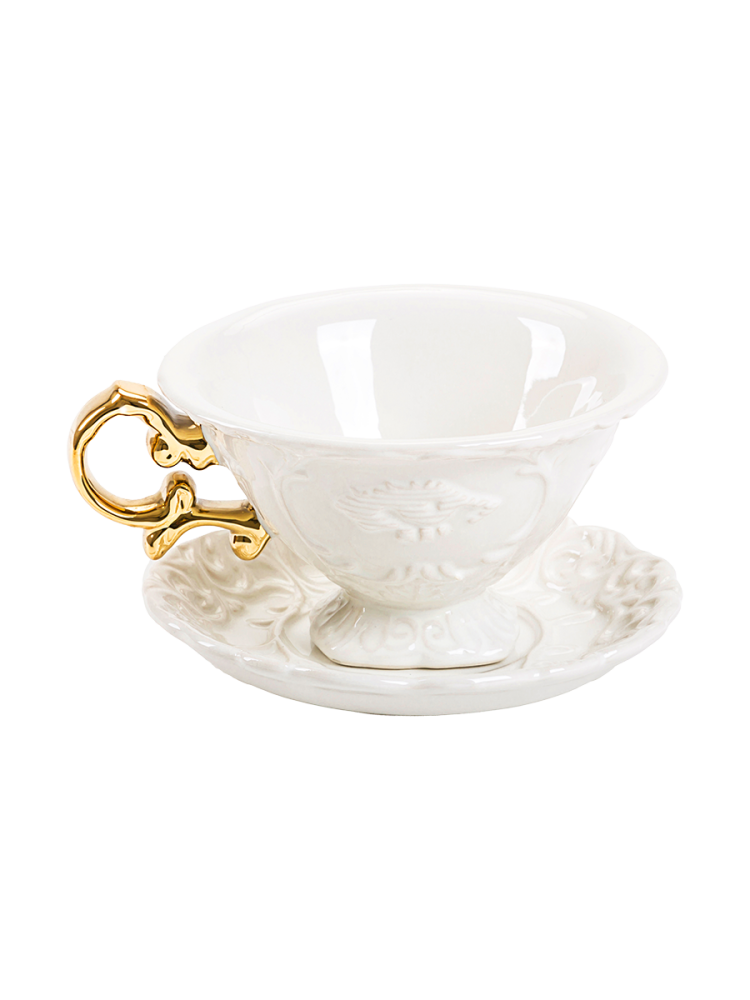 Design Tee- & Kaffee-Set „I-Tea“ aus Porzellan Seletti