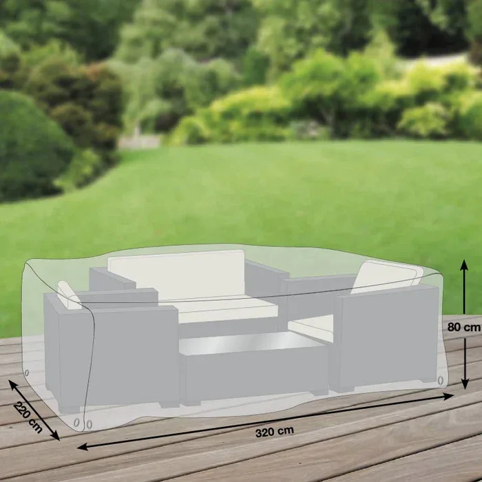 Premium Schutzhülle „04“ für Gartenlounge XL, 320 x 220 cm LLR Collection