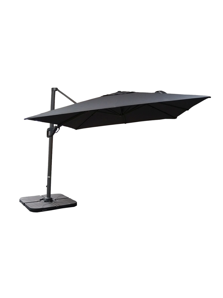 Premium 360° Ampelschirm „Sun Star“, 300 x 300 cm LLR Collection