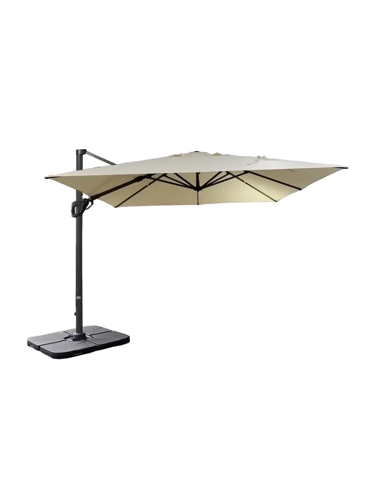 Premium 360° Ampelschirm „Sun Star“, 300 x 300 cm LLR Collection