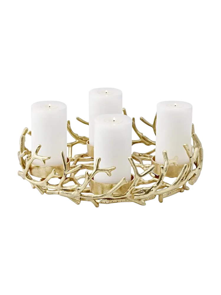 Hochwertiger Design Adventskranz „Porus“, verschiedene Grössen EDZARD