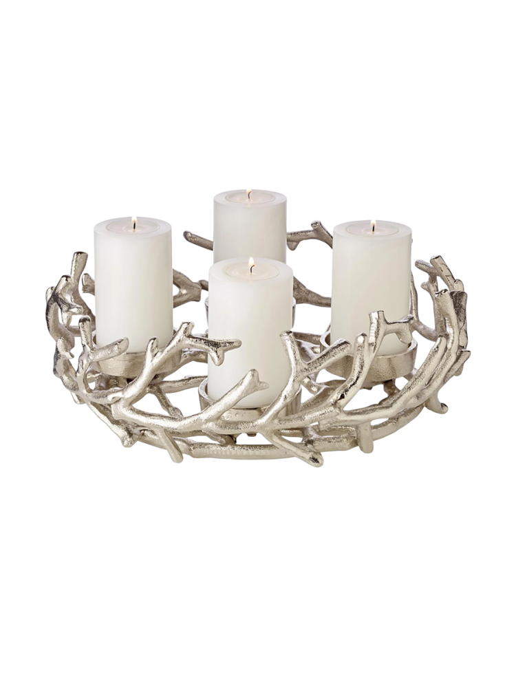 Hochwertiger Design Adventskranz „Porus“, verschiedene Grössen EDZARD