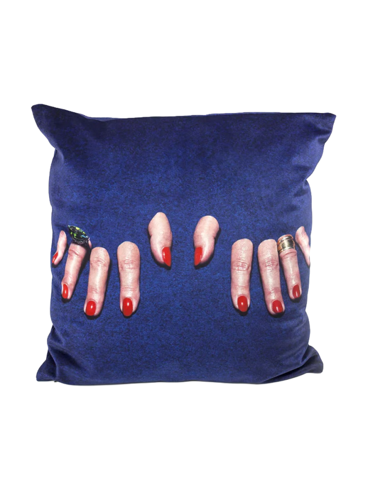 Design Kissen „Toiletpaper Fingers“ Seletti