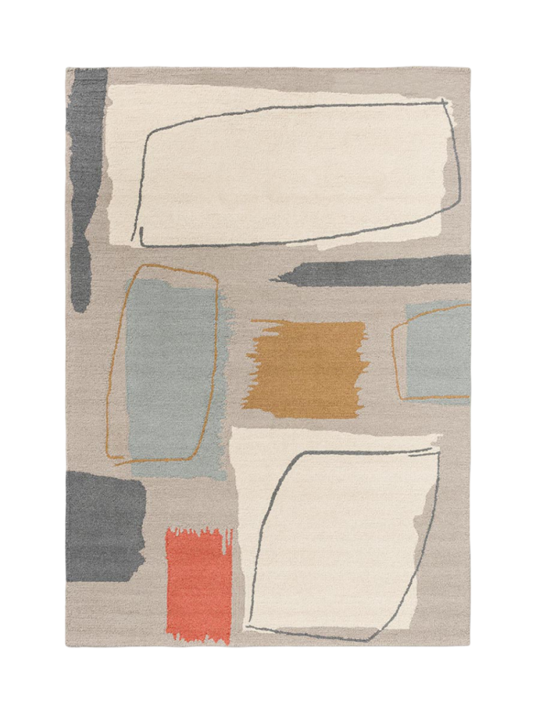 Designer Wollteppich „Composition“ - handgetuftet SCION