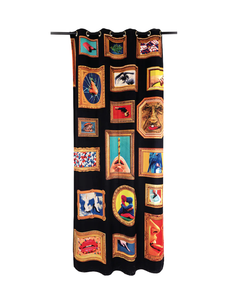 Design Duschvorhang „Toiletpaper Frames“ Seletti