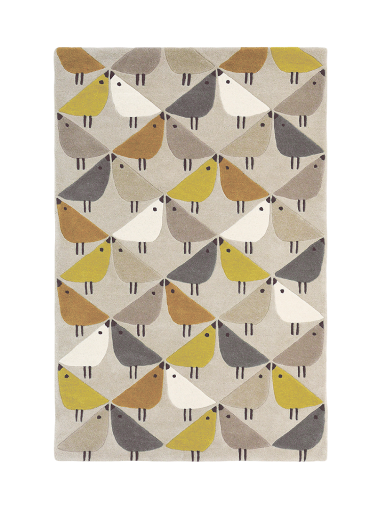 Designer Teppich „Lintu“ - handgetuftet, aus 100% reiner Schurwolle SCION