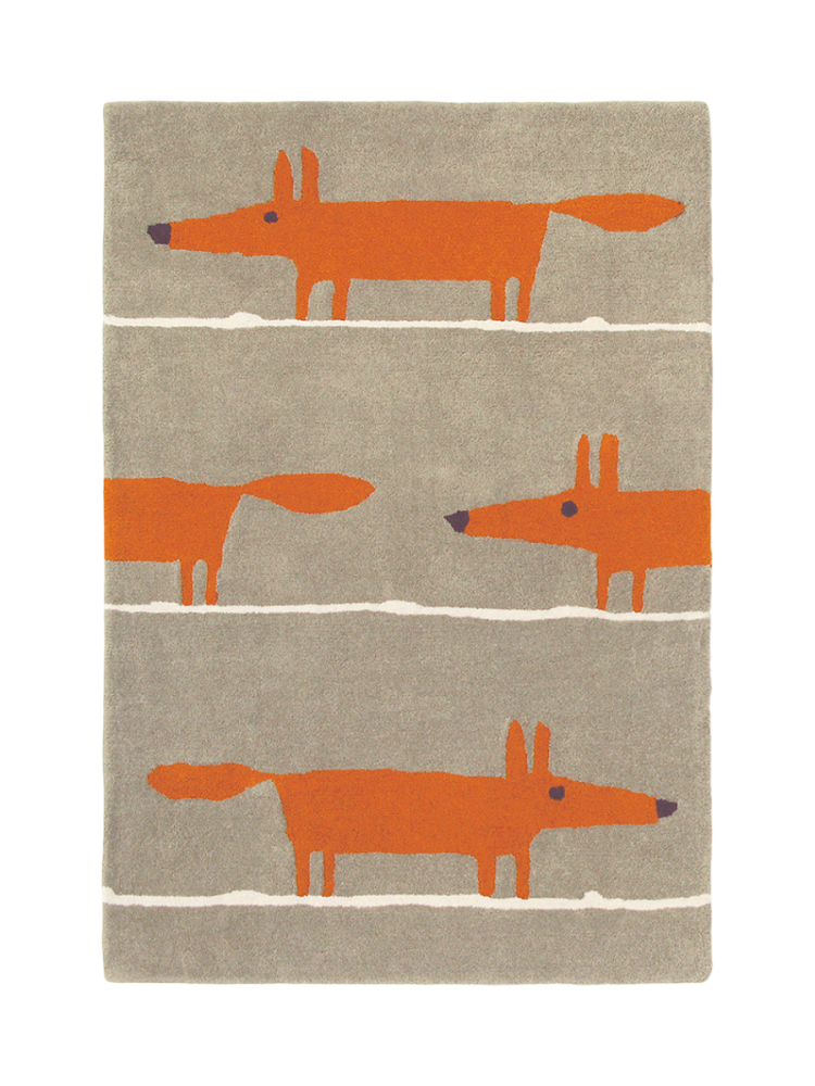 Designer Teppich „Mr. Fox“ - handgetuftet, aus 100% reiner Schurwolle SCION