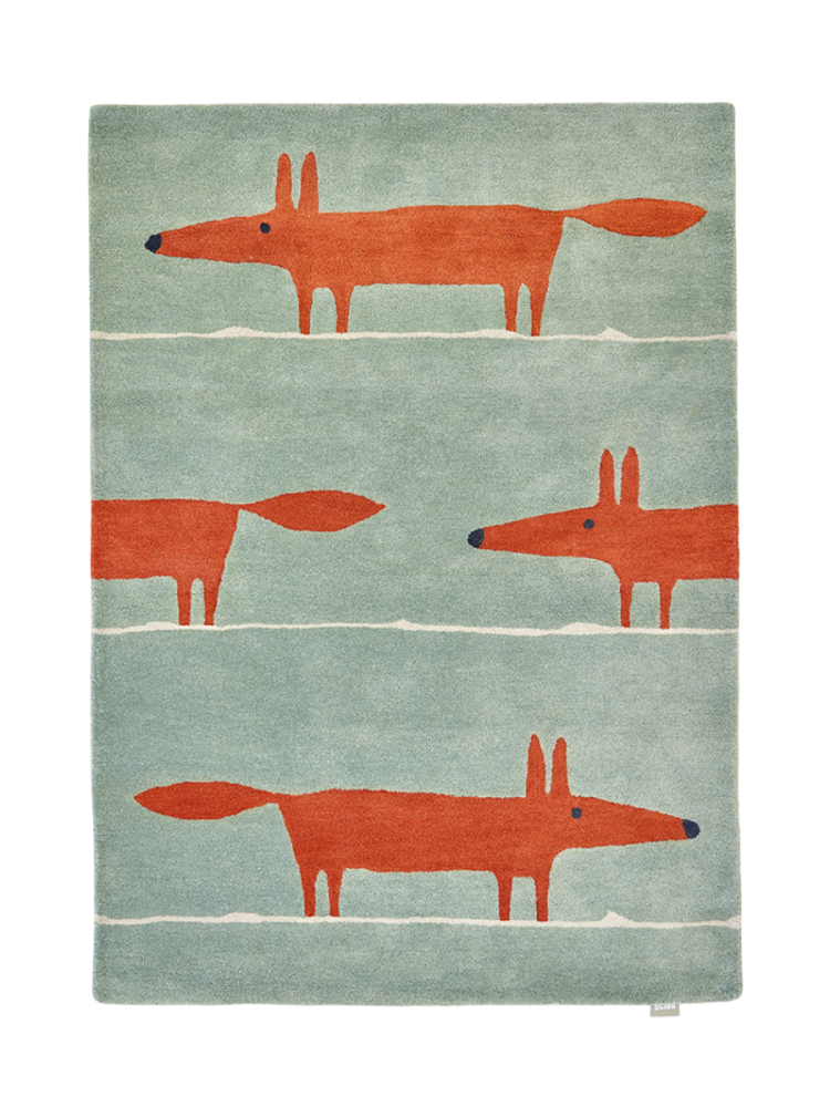 Designer Teppich „Mr. Fox“ - handgetuftet, aus 100% reiner Schurwolle SCION