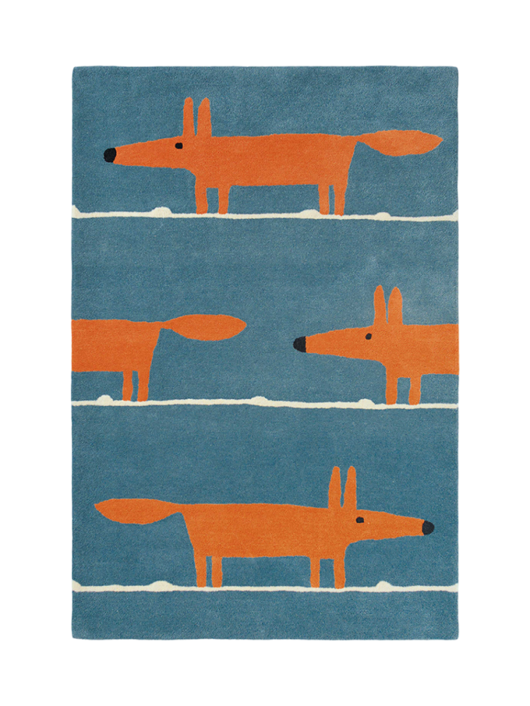 Designer Teppich „Mr. Fox“ - handgetuftet, aus 100% reiner Schurwolle SCION