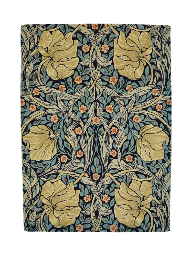 Designer Teppich „Pimpernel“ - handgetuftet, aus 100% reiner Schurwolle Morris & Co