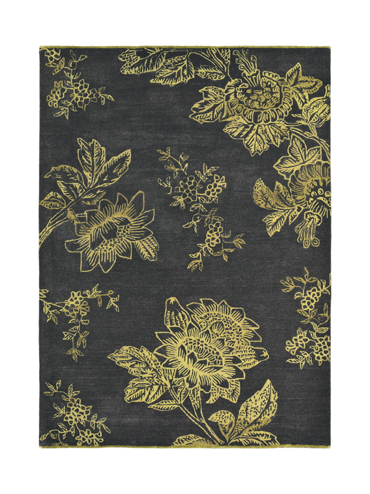 Designer Teppich „Tonquin“ Charcoal - handgetuftet, aus 79% reiner Schurwolle WEDGWOOD