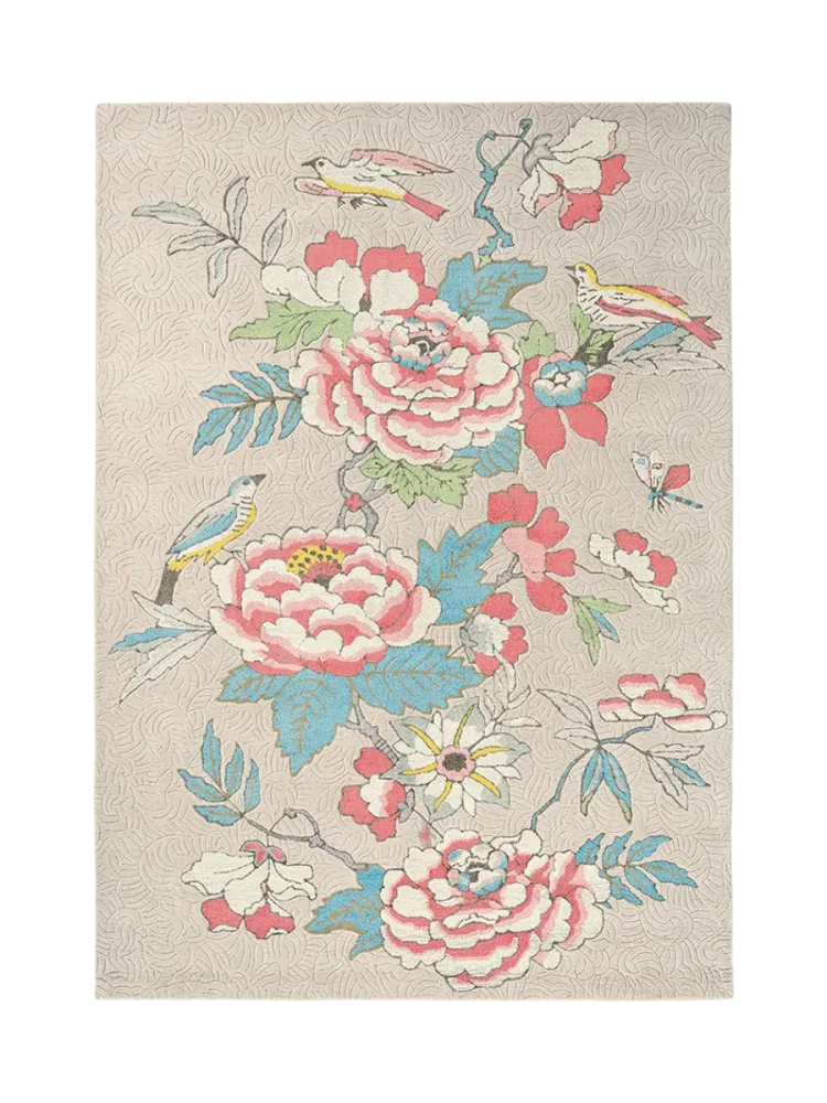 Handgetufteter Designer Teppich „Paeonia“, verschiedene Grössen WEDGWOOD