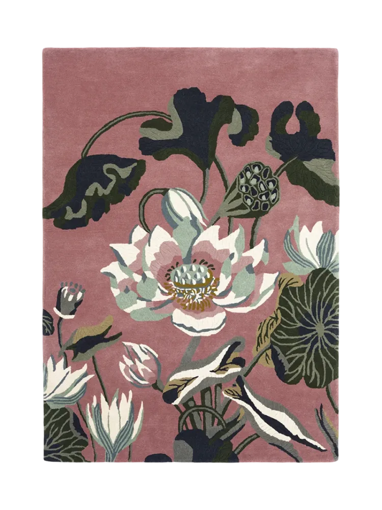 Handgetufteter Designer Wollteppich „Waterlily“, verschiedene Grössen WEDGWOOD