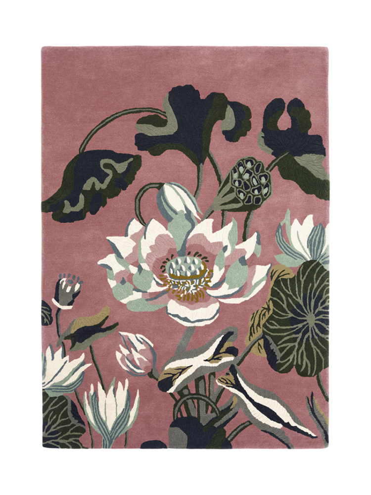 Handgetufteter Designer Wollteppich „Waterlily“, verschiedene Grössen WEDGWOOD