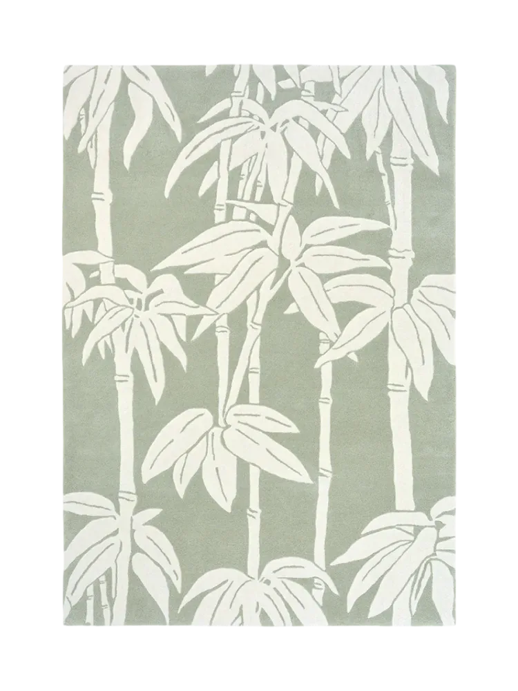 Designer Teppich „Japanese Bamboo“ - handgetuftet, aus 100% reiner Schurwolle Florence Broadhurst
