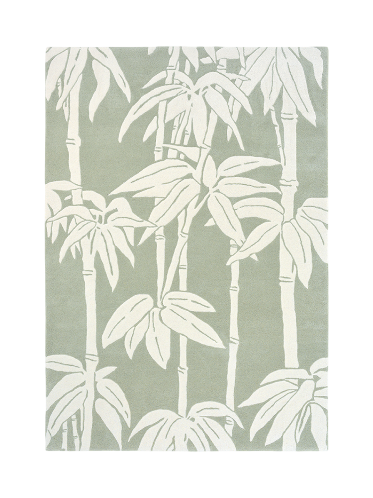 Designer Teppich „Japanese Bamboo“ - handgetuftet, aus 100% reiner Schurwolle Florence Broadhurst