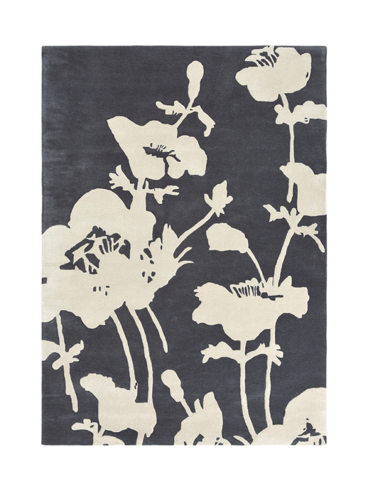 Designer Teppich „Floral 300“ - handgetuftet, aus 100% reiner Schurwolle Florence Broadhurst