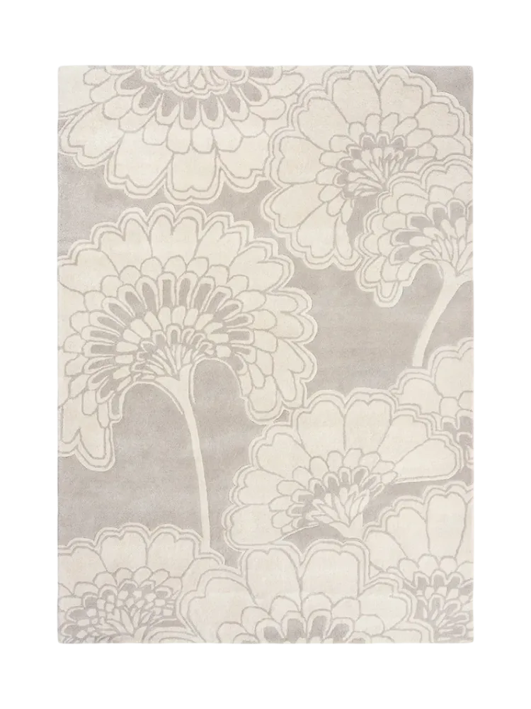 Designer Teppich „Japanese Floral“ - handgetuftet, aus 100% reiner Schurwolle Florence Broadhurst