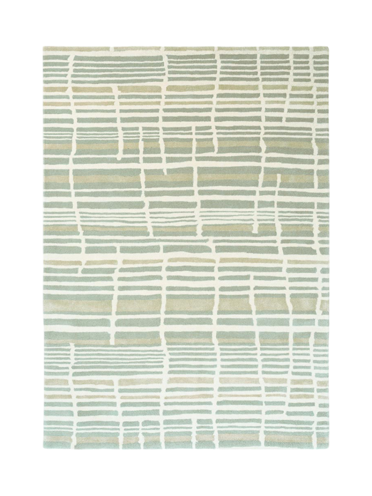 Designer Teppich „Tortoiseshell Stripe“ - handgetuftet Florence Broadhurst