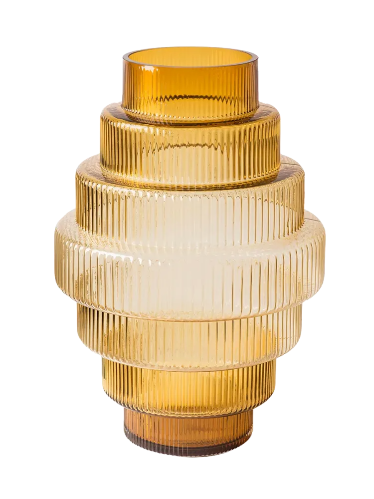 Mundgeblasene Design Bodenvase „Steps“ Pols Potten