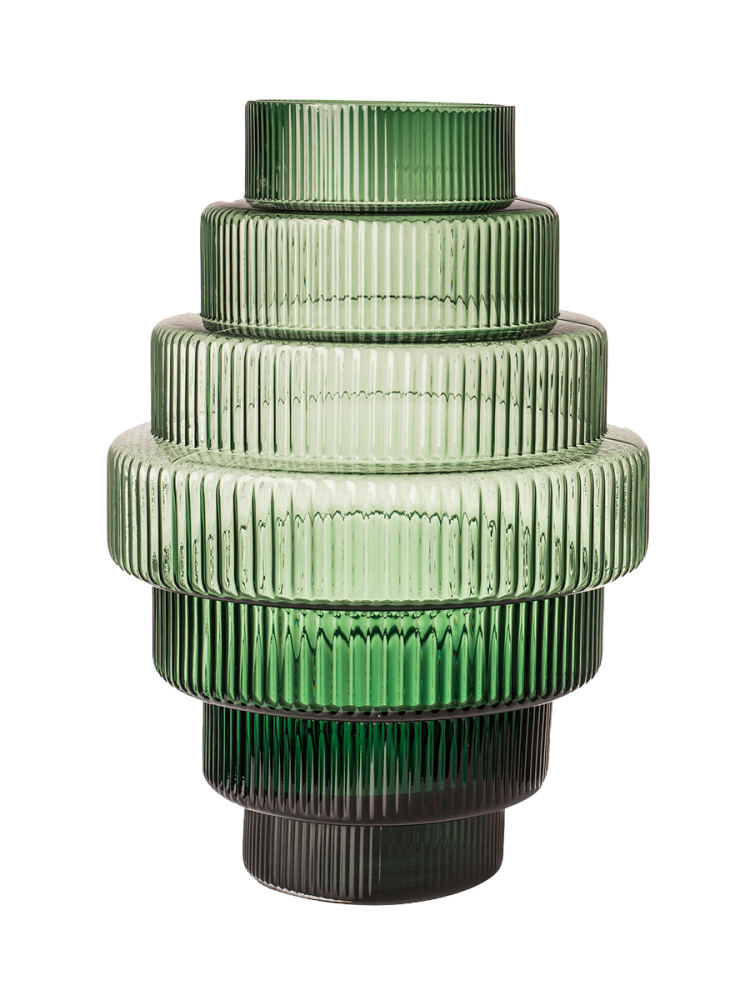 Mundgeblasene Design Bodenvase „Steps“ Pols Potten